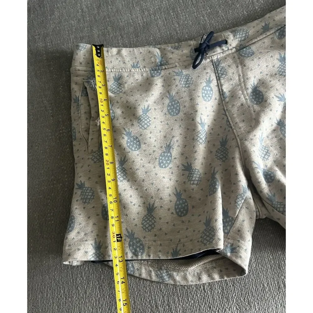 Chubbies Sweat Shorts Mens S Pineapple Drawstring Elastic Waist Casual Blue